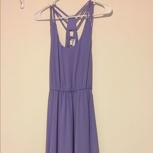 Light purple dress w/ strappy back detail